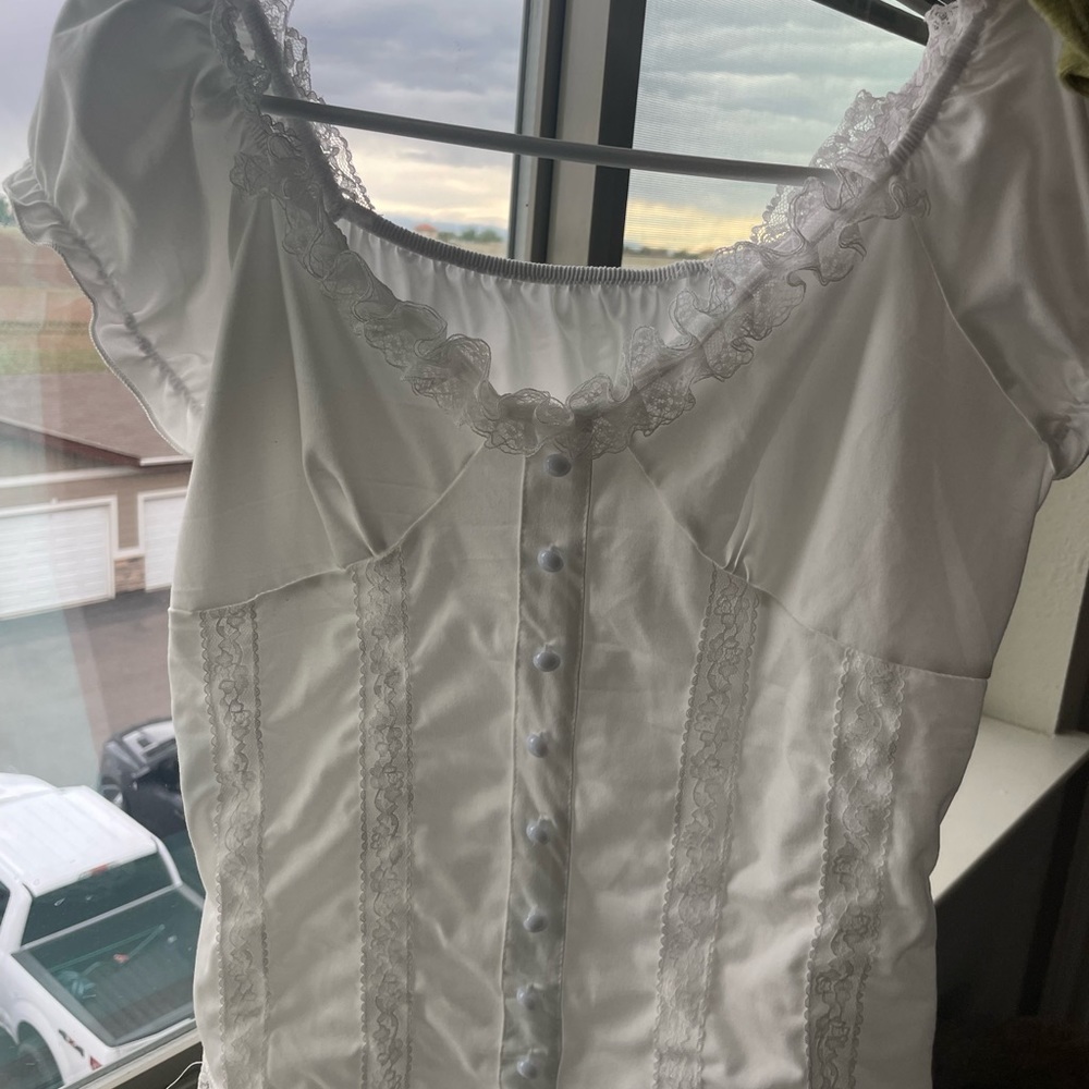 White “Corset” Top